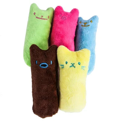 Teeth Grinding Catnip Toys Funny Interactive Plush